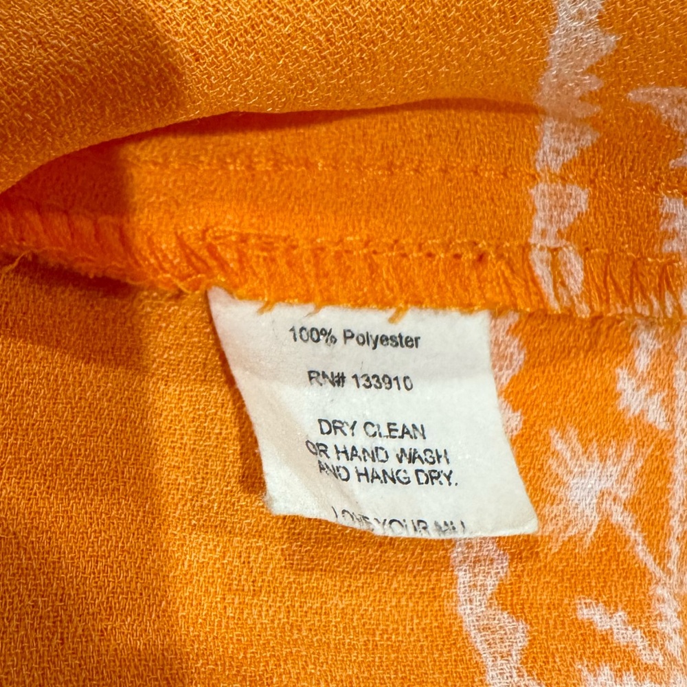 Show me your mumu Woodstock Orange peasant tassel Top S - Picture 6 of 6
